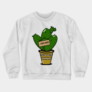 kawaii green cactus Crewneck Sweatshirt